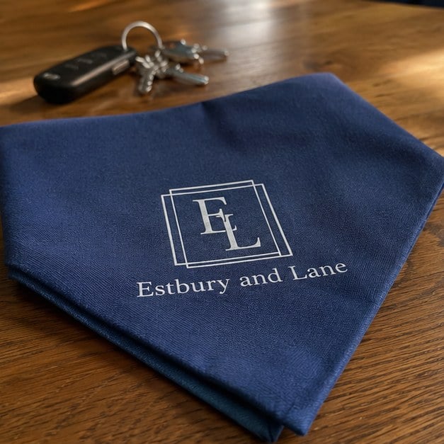 Personalized dog bandanas — customer photo